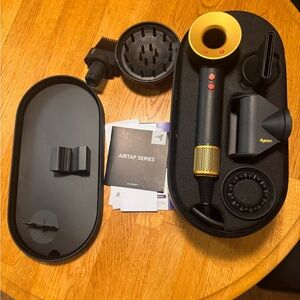 Dyson Hair Dryer Set - Black and Gold